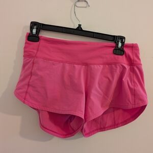 Lululemon Athletica Pink Athletic Shorts